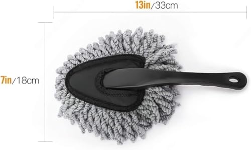 Image of VYOOx Car Cleaning Duster Brush Pack of 1 | Microfiber Dust Cleaner for Car Interior, Dashboard, Bike & Home Furniture,Scratch-Free Cleaning Brush,Multipurpose Use Brush