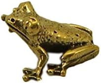 Money Frog Bronze Small Statuette Handmade Figurine Souvenir to Attract Money into The Purse