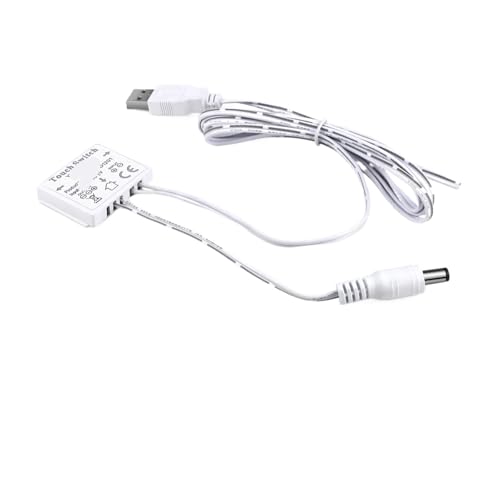 Interruptor de sensor táctil regulable para luz de espejo de baño y tocador moderno de 5V 3