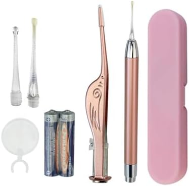 Ear Wax Removal Tool Kit, Ear Pick Ear Cleaning Tools Set for Kids and Adults, Ear Picks Digger & Tweezers,Safe Cleaning System, Easy to Use