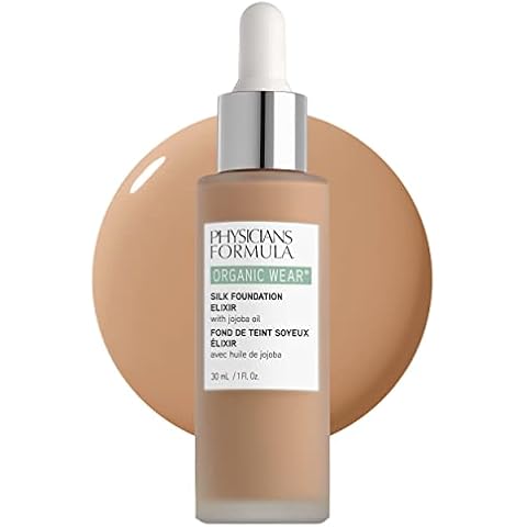 Physicians Formula Organic Wear All Natural Liquid Foundation Elixir Light-to-Medium Cover
