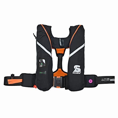 Secumar Automatik Rettungsweste Survivial 275, Farbe:Schwarz Cover