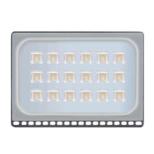 Ahorro de energía reflector LED 100W foco exterior impermeable luz cálida pack de 5 2