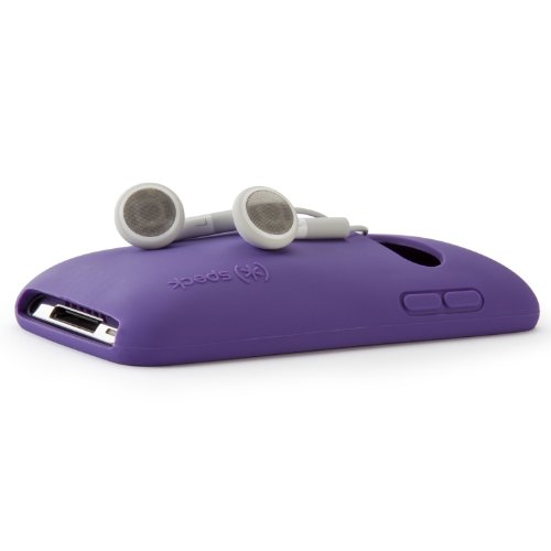 Coque iPod Touch Speck silicone protection violette anti-choc - 3