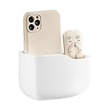 Fernbedienungshalter Wandhalterung – Fernbedienungshalter Für TV-Klimaanlage Mit Verstellbarer Trennwand, Wandhalterung, Aufbewahrungsbox-Organizer | Stifthalter Für Telefon, Nachttisch, Schlafzimmer,