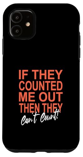 Coral Color Never Count Me Out! �R�[�����O���t�B�b�N �X�}�z�P�[�X iPhone 11 �p