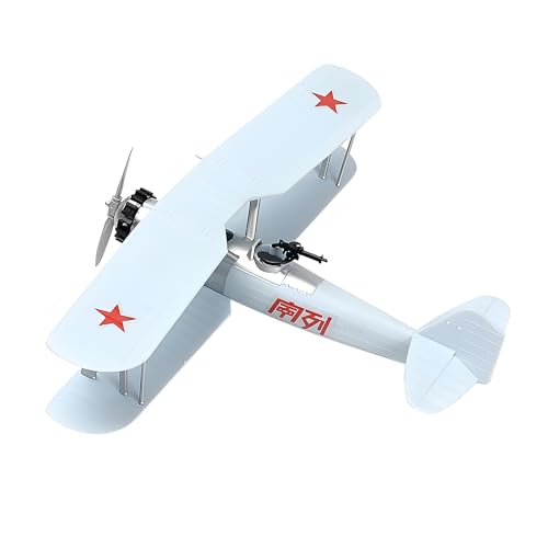 gzpynsgaoh O2U-4 Corsair Biplane Carrier Based Aircraft Model kit– WW2 Classic Fighter, 1:48 Military Plastic Fighter Kits, Airplane Model (Blue)