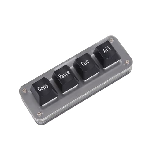 Teclado Mecánico Mini 4-Key USB-C Negro miniatura 7