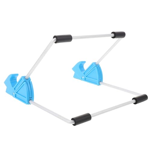 COHEALI Soporte Metálico Ajustable para Tableta de Dibujo y Tablero de Luz LED Azul, Soporte Portátil para Mesa de Trazado Artístico, Caballete Compacto para Dibujo, Pintura y Copiado