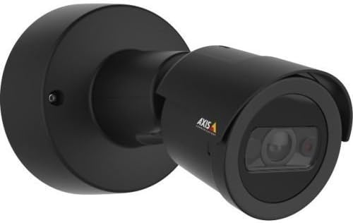 Axis Communications M2026-LE Outdoor Day&Night 4MP Network Bullet Camera with 2.4mm Fixed Lens, Up to 25/30 fps, H.264, MJPEG, PoE, Black