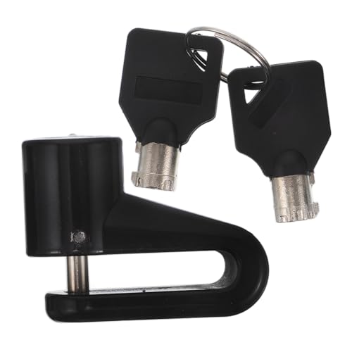 KOMBIUDA 1 Set Disk Brake Lock for Motorcycle and Bike Portable Theft Lock Construction Easy to Use Secure Your Vehicle Against Theft Lightweight Design