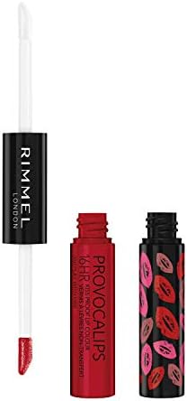 Rimmel London Provocalips 16hr Kiss-Proof Lip Colour - 55 Play With Fire, .14 fl.oz (34666744550)