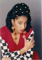 Natural Hair Braiding Fiber, AFROLIN Hair, Black 1/2 pound