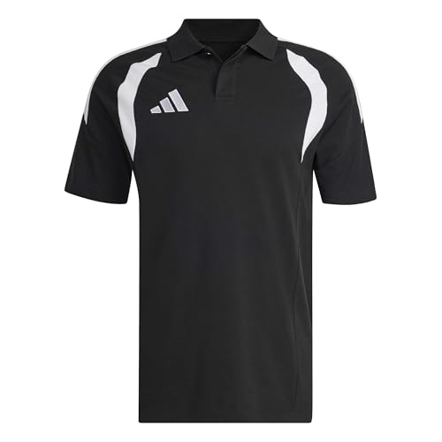 Polo Adidas Tiro 26 League noir respirant et coupe L Tall