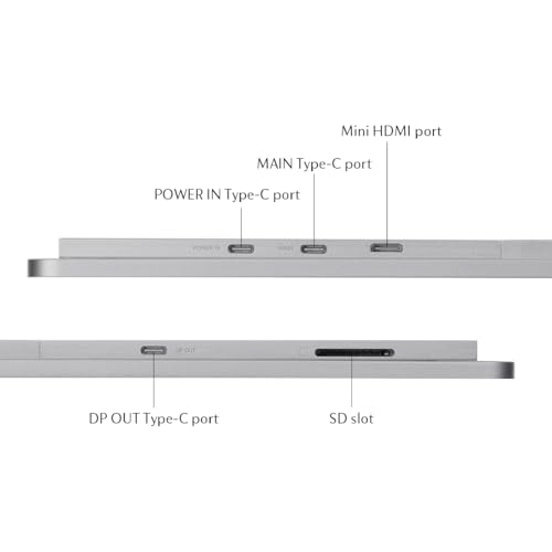 Image of SOTSU FlipAction Pro 16 inch Gen2 Premium Portable Monitor | Super Compact | Pivot Rotate | 2560x1600 DCI P3 | 120Hz | 400 Nits | Full Metal CNC | Perfect Match for Mac and Windows (Metallic Gray)