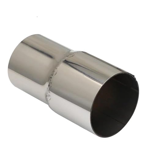 UAGFDFF Terminal De Escape Adaptador Reductor Recto Universal Acero Inoxidable 32Mm A 48Mm Silenciador Escape Motocicleta Y Automóvil Tubería Soldada Varios Tamaños Escape de Coche(O.D 35-51)
