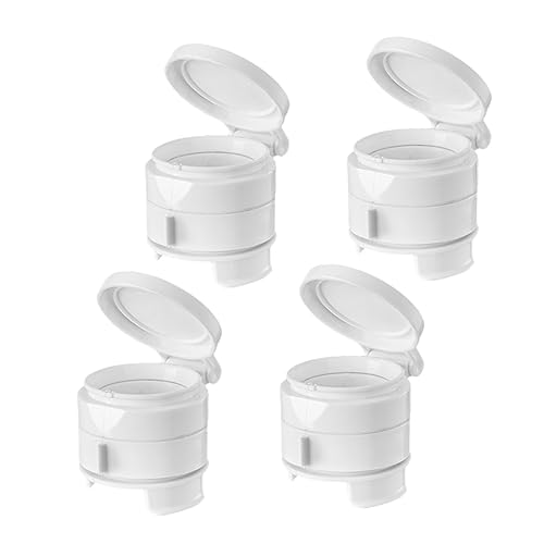 Garneck 4Pcs Food Bag Sealing Clips with Pour Spout Food Sealer for Snacks Milk Powder Seasonings Easy to Use Food Preservation Clip Lightweight