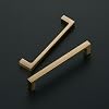 Ravinte 10 Pack Solid 5 Inch Square Cabinet Handles Champagne Bronze Cabinet Pulls Drawer Pulls Kitchen Cabinet Hardware Kitchen Handles #1