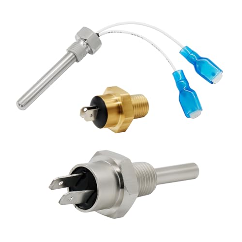 Thaekuns 42002-0024S Stack Flue Sensor 42001-0063S High Limit Switch and 42001-0053S Heater Thermistor for Pentair Pool and Spa Heaters