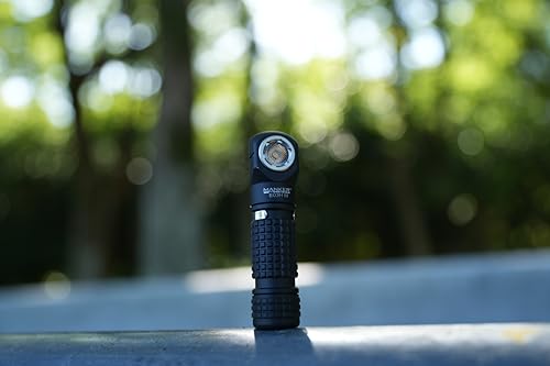 Image of Manker E03H III Rechargeable Headlamp Pocket Mini Flashlight with Clip - 90 Degree EDC Right Angle Flashlight with Headband and Magnet Tail (6500K Cool White, Black)
