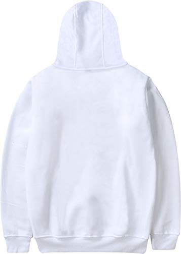 HAOSHENG Uomo Felpe con Cappuccio Colorati NASA