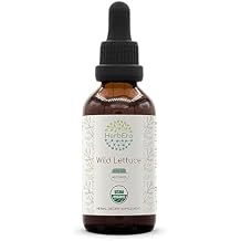 Wild Lettuce USDA Organic Tincture | Alcohol Extract, High-Potency Herbal Drops | Certified Organic Wild Lettuce Lactuca virosa Dried Herb 2 Fl Oz