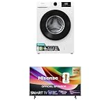Hisense Lavatrice Slim WF1G6021BW 6 kg, Classe B, Motore Inverter + Smart TV 32 HD Ready 32E4ST"
