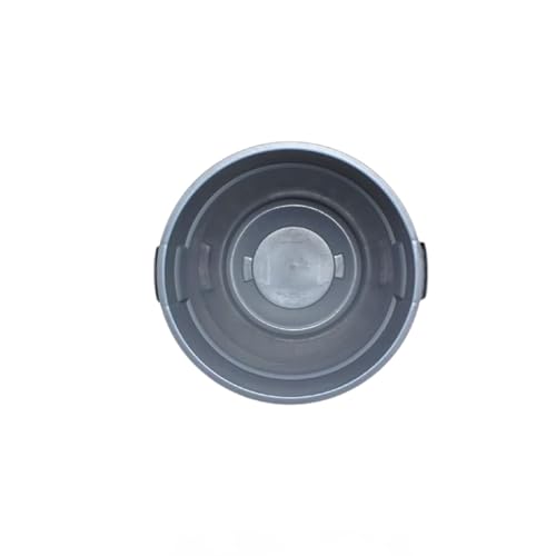 Caneca de basura redonda TrueCraftware 20 galones gris miniatura 3