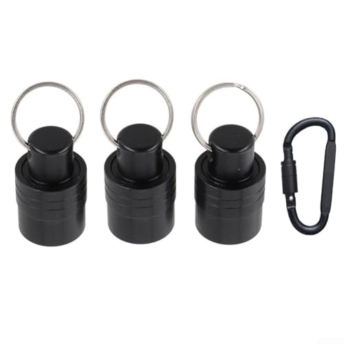 Jotekonoby Lot de 3 porte-embouts pour tige SDS, barre d'extension en alliage d'aluminium pour forets, porte-clés de rangement d'embouts de tournevis avec mousqueton, compatible avec la tige SDS