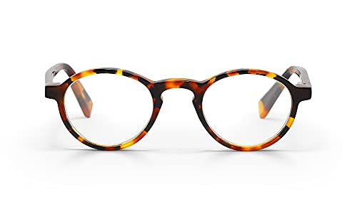 eyebobs Eyewear; Board Stiff - Premium Reading Glasses for Men and Women | Round Eye Frame for Narrow Faces