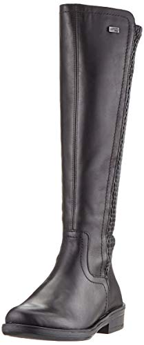 Remonte R4970, Botas Altas para Mujer, Negro (Schwarz/Black 01), 38 EU