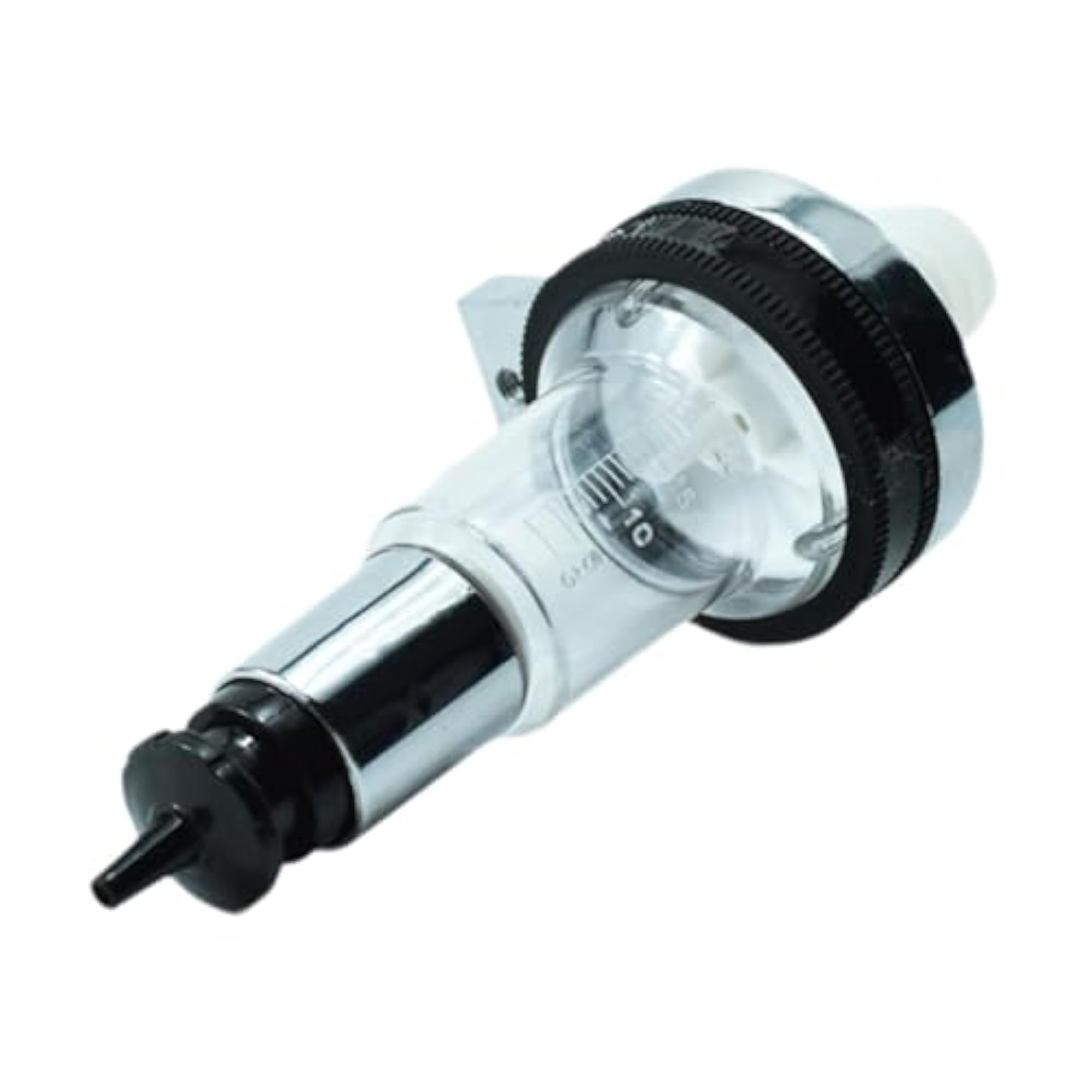 Stainless Steel Perfume Dispenser with Black Pump Head