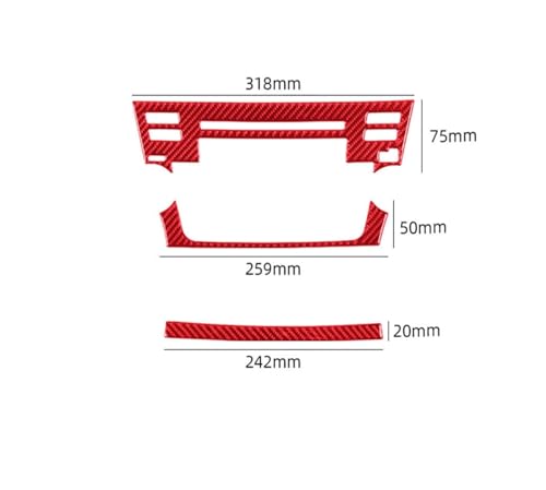 Moulures intérieures Highlander rouge pour masquer console abîmée