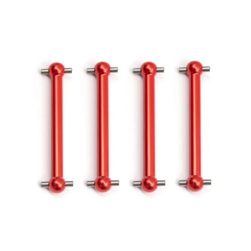 RC �J�[ �A�N�Z�T���[ For Tamiya For TT02B For TT-02B 1/10 RC�J�[�A�b�v�O���[�h�p�[�c 4���� ���^�� ���j�o�[�T���h���C�u�V���t�g �h���C�u�V���t�g CVD �h�b�O�{�[��(Red)