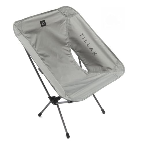 Tillak Sitka Camp Chair - an Ultralight, Portable, Compact Folding/Collapsible Chair, Perfect for Camping, Lightweight Backpacking and Beach Lounging, with Heavy Duty 300lb Capacity