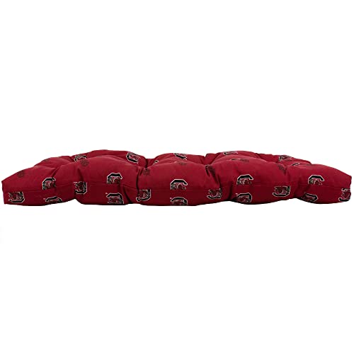 Image of College Covers Everything Comfy South Carolina Gamecocks Indoor Outdoor Settee Loveseat Bench Cushions