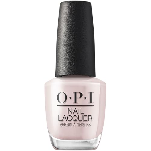 OPI Nail Lacquer Movie Buff | Opaque Soft Beige Crème Chip Resistant Nail Polish | Hollywood Collection