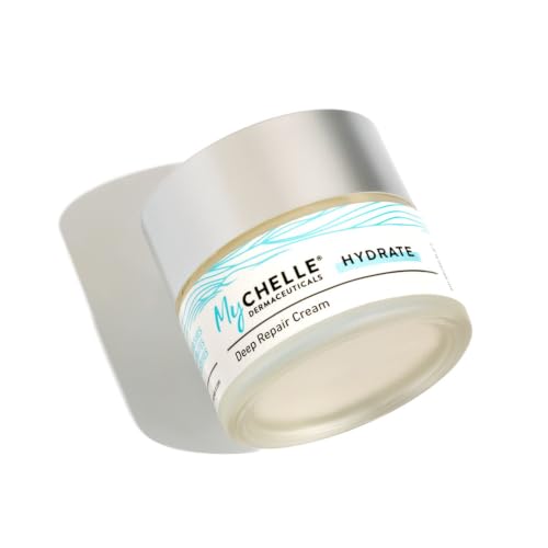 MyCHELLE Deep Repair Cream - Hydrating Face Moisturizer with Kombucha Tea and Vitamin B for Dry Skin