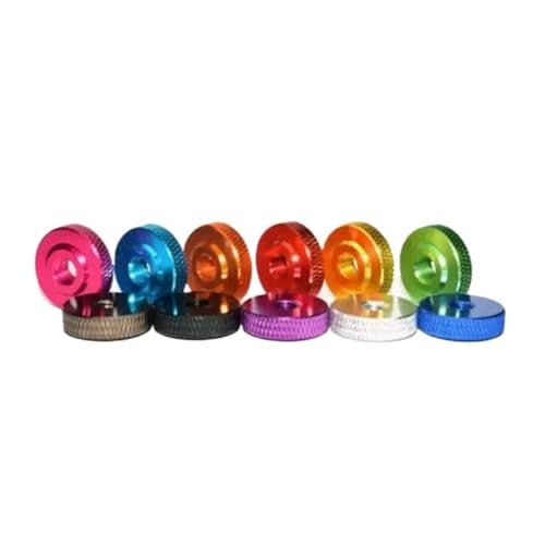 Ecrous à oreilles moletés, Écrou moleté coloré en alliage d'aluminium, M3-M8, 5/10 pièces/lot(Gray,M8*5pcs)