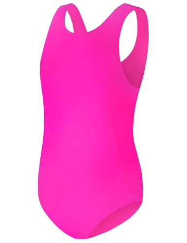 Image of Girls Swimsuits One-Piece Bathing Suits Multicolor Kids Back Cutout Summer Beach Swimwear for Water Sport