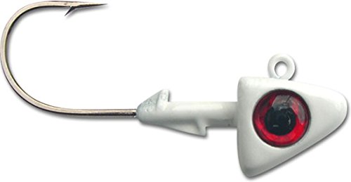 Big Hammer Swimbaits Lead Head Jig (1 oz 4/0) (White)