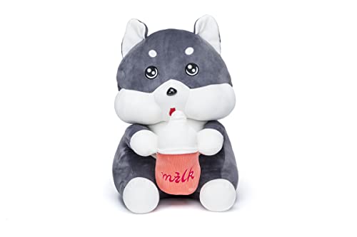 Image of Storescent Soft Toys for Kids - Stuffed Animal Plush Soft Toy for Boys & Girls | Plushie Toy Grey Cat 30cm