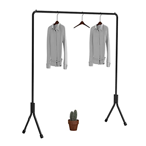 Séchoir à vêtements en métal noir 120cm pour optimiser le rangement de la chambre