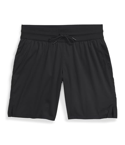 The North Face Women's Aphrodite Motion Bermuda Short - Moisture Wicking, 4 Way Stretch, Adjustable Elastic Waistband, TNF Black, X-Large Long