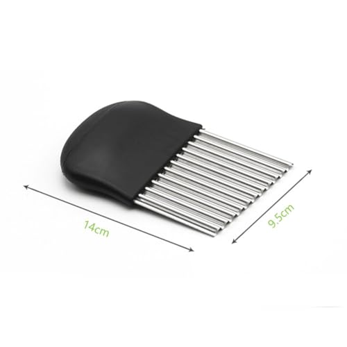 Cortador de papa inox con mango cómodo para cocina miniatura 2