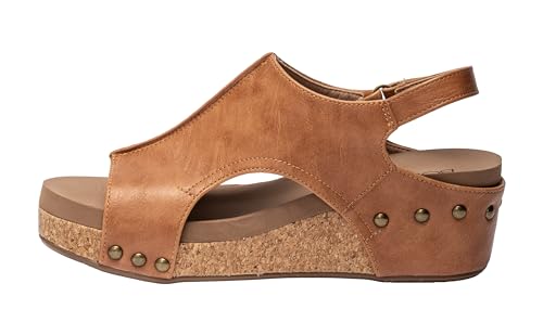 Image of Corkys Footwear Volta Wedge - Chic Elegance Meets All-Year Comfort with a 2-Inch Cork Heel and Marshmallow Insole for Stylish Everyday Wear and All-Day Comfort