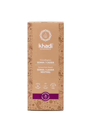 khadi SENNA/CASSIA Natural Hair Color - This colorless intensive care provides shine, volume, and elasticity - Plant hair color 100% herbal & natural - 3.5 oz