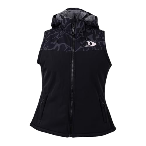 Women's Squall Vest – Blackout – Windproof, Softshell Insulated Outdoor Layer with Fleece Lining