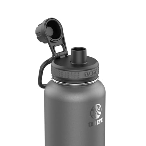 Takeya Originals 40oz Vacuum-Insulated Stainless Steel Water Bottle — view 2