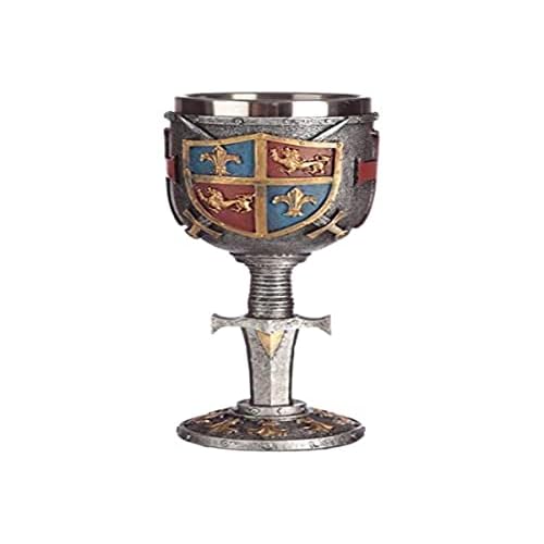 Puckator Copa Decorativa para Escudo de Armas, Resina, Multicolor, Height 19cm Width 7.5cm Depth 8cm